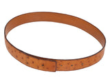 Hermes Vintage Ostrich 32 mm Leather Belt Strap