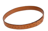 Hermes Vintage Ostrich 32 mm Leather Belt Strap