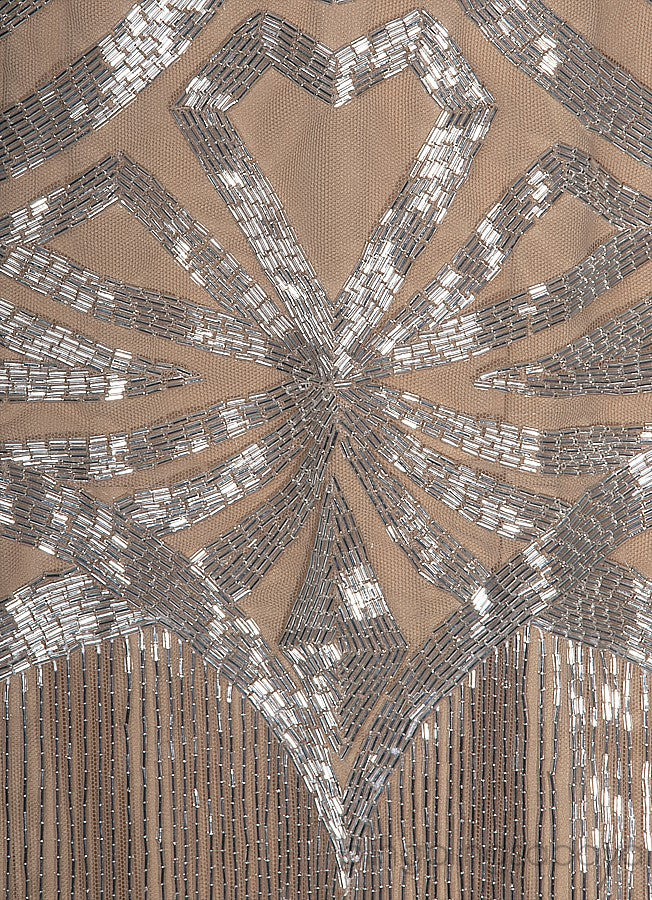 Mesh Bead Embellished Dress