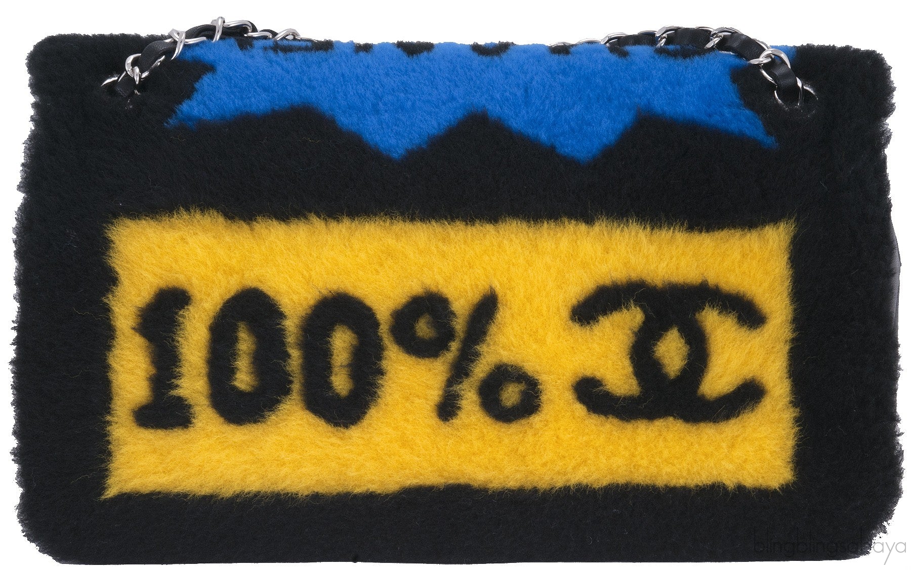 Black Supermarket Fur Patchwork N°5
