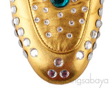 Princetown Jewelled Metallic Gold