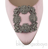 Baby Pink Satin Hangisi Pump