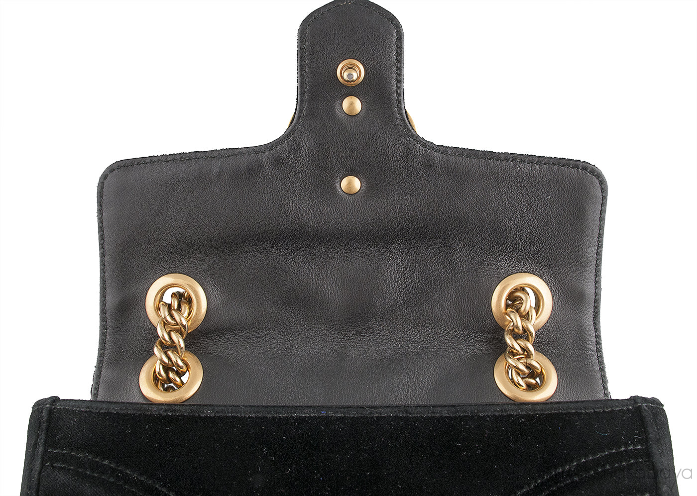 Marmont Black Velvet Mini Bag