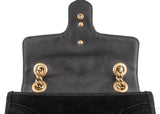 Marmont Black Velvet Mini Bag