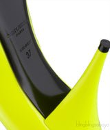 Neon Green Pointed Toe Heels