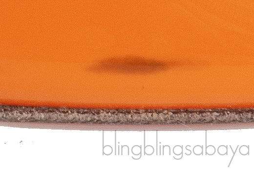 Amina Muaddi Orange Laura 95 Mules