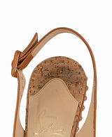Christian Louboutin Hot Lita 140 Calf/Cork Zeppa Wedge