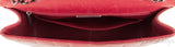 Red Brick Metallic Gold Crocodile