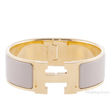 Clic Clac H Wide Bracelet Etoupe