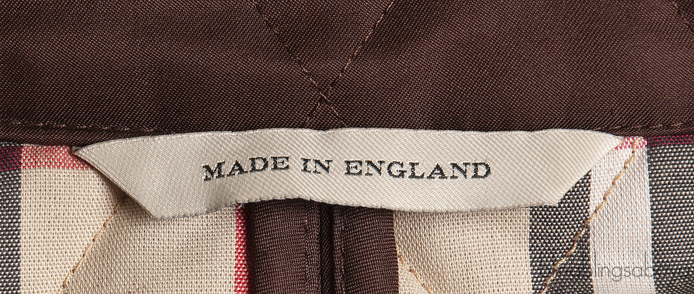 Burberry Brown Quilted Coat