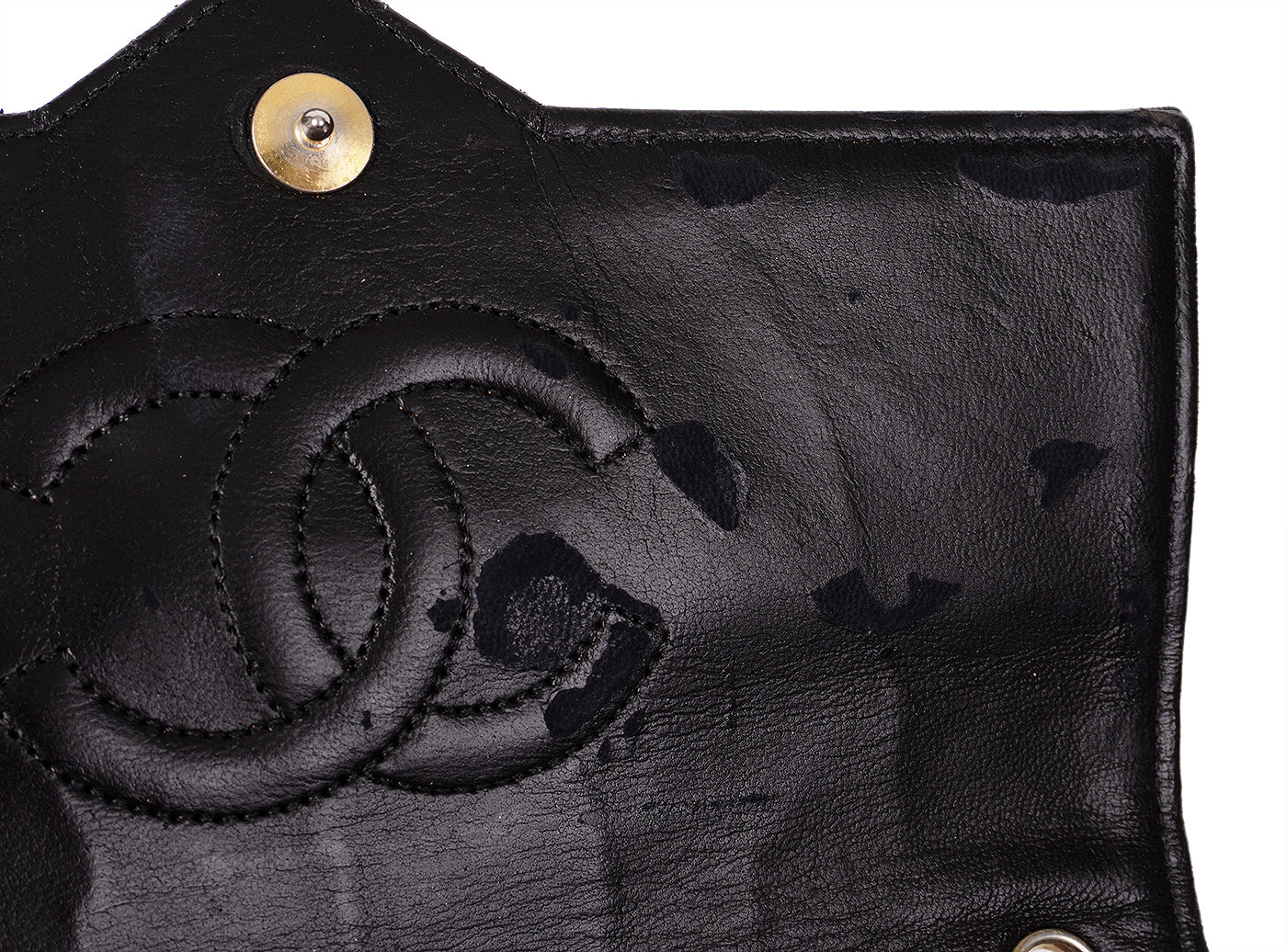 Chanel Vintage Black Quilted Coco Shoulder Bag