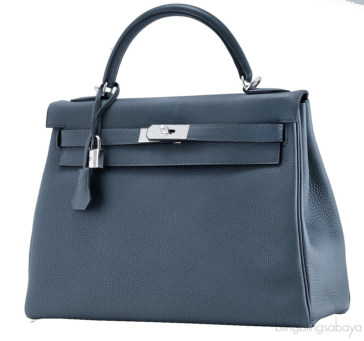 Kelly 32 Blue Orage Togo