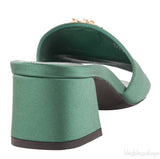 Madeleine Emerald Green Mule