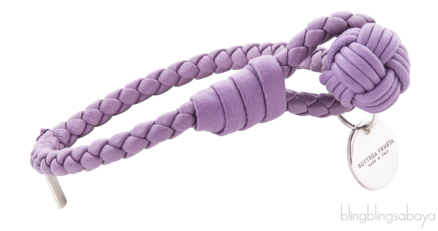 Light Purple Intrecciato Nappa Bracelet