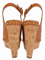 Christian Louboutin Hot Lita 140 Calf/Cork Zeppa Wedge