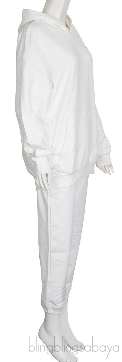 White Hoodie & Trouser