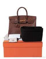 Hermes Vintage Birkin 35 Brown Ostrich GHW