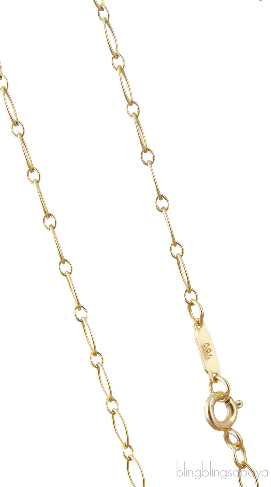 Heart Yellow Gold Key Pendant Necklace