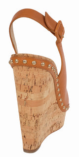 Christian Louboutin Hot Lita 140 Calf/Cork Zeppa Wedge