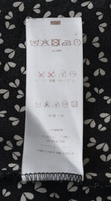 Louis Vuitton Black Printed Blouse & Shorts