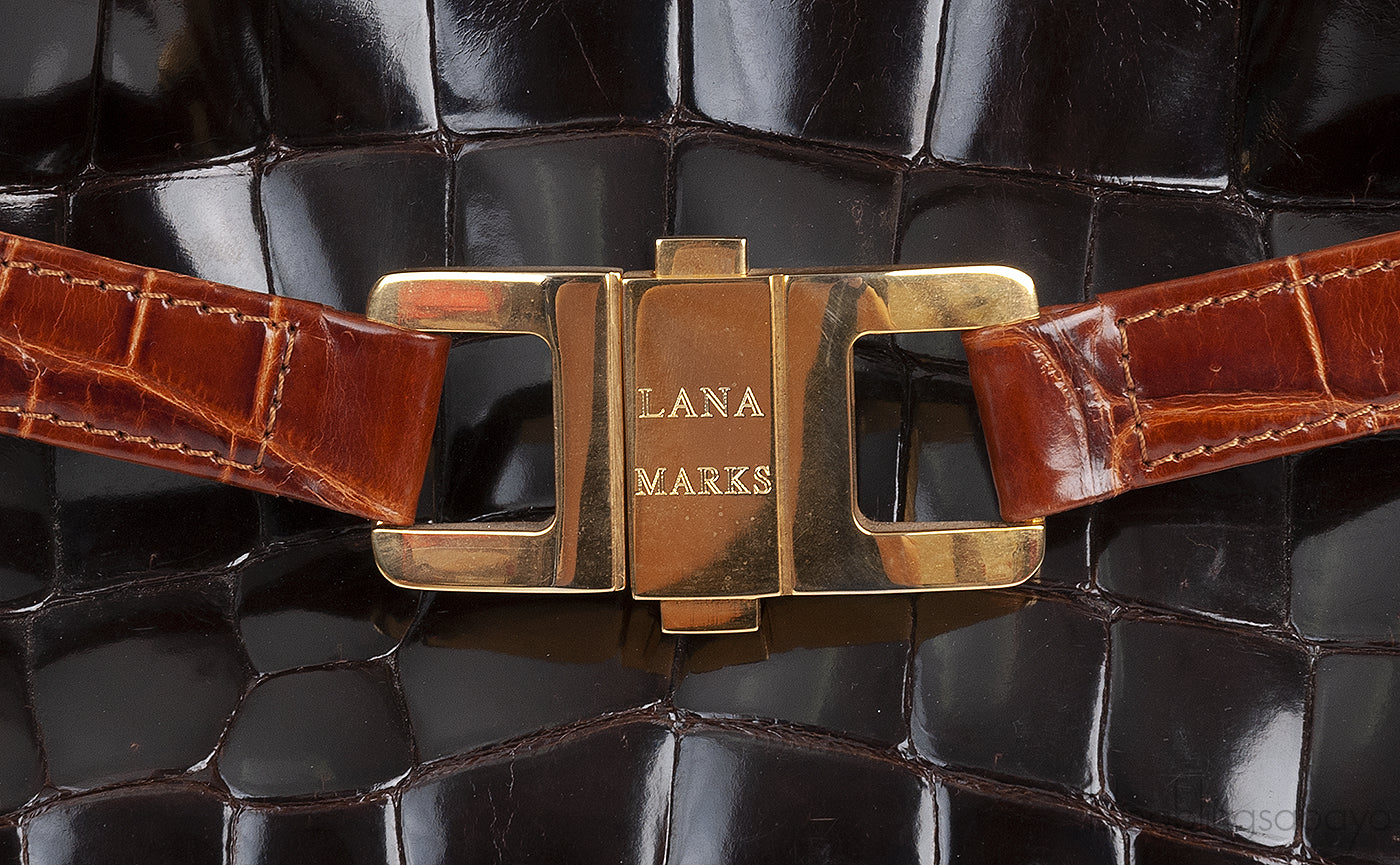 Lana Marks Positano Alligator Bag