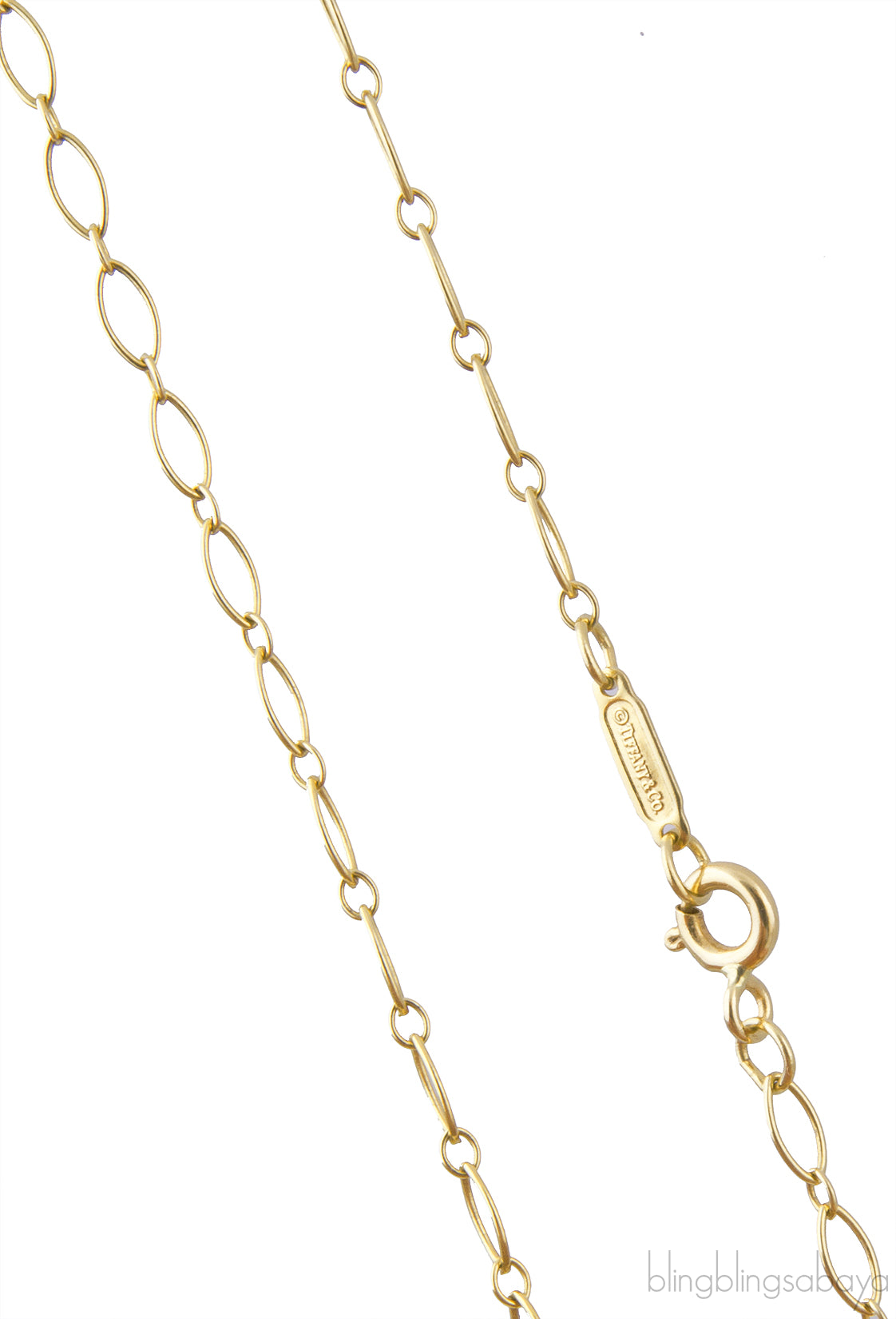 Heart Yellow Gold Key Pendant Necklace