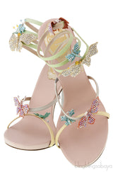 Butterfly Swarovski Twirl Sandals