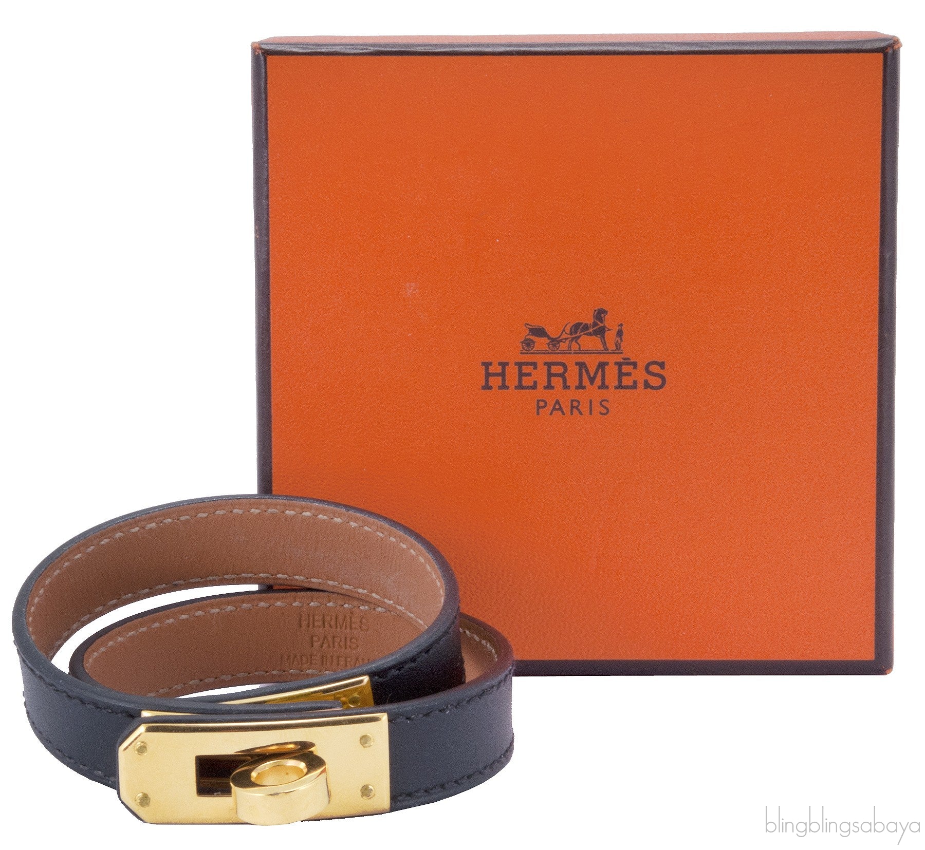 Kelly Black Double Tour Bracelet