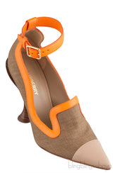Brecon Contrast Trim Canvas Pumps