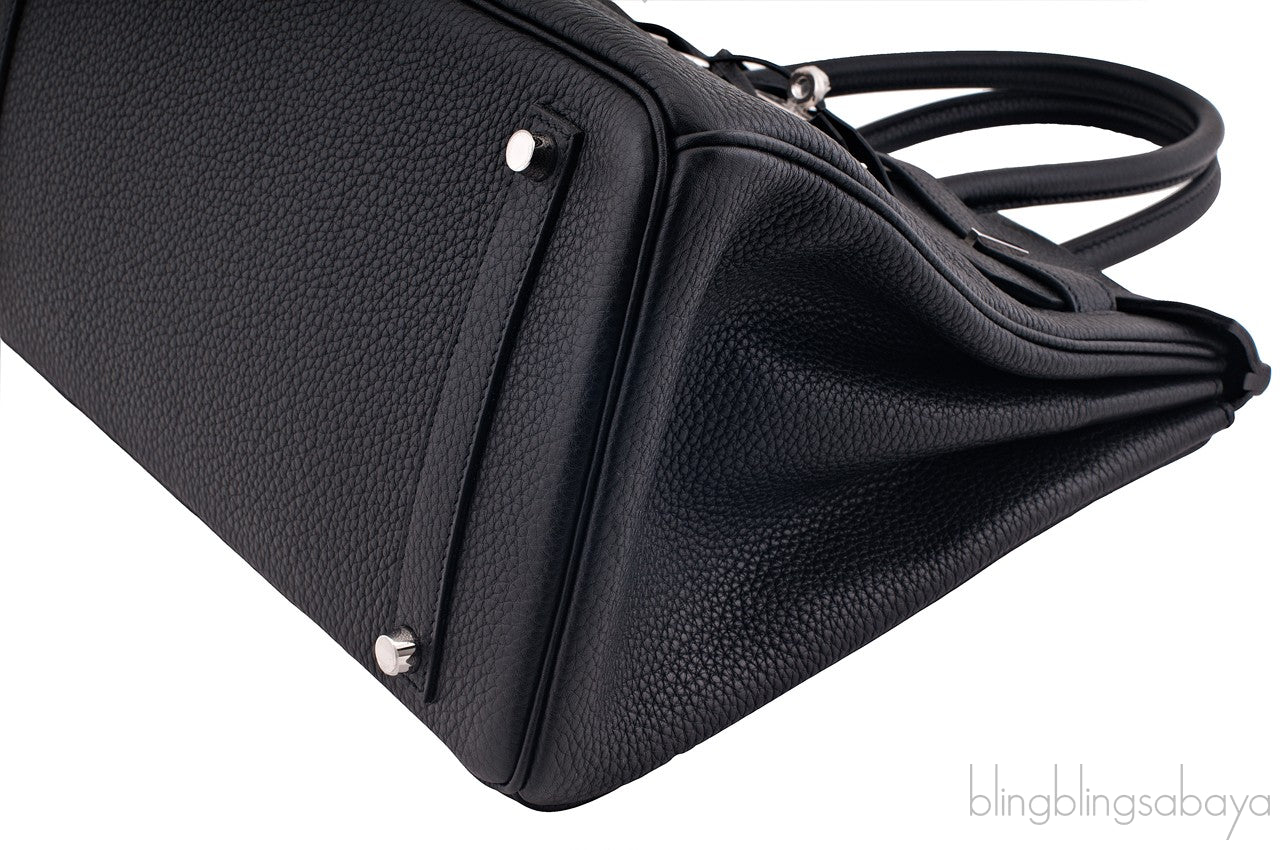 Birkin 35 Black Taurillon Clem