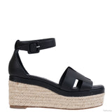 Hermes Black Elda Espadrille in Calfskin