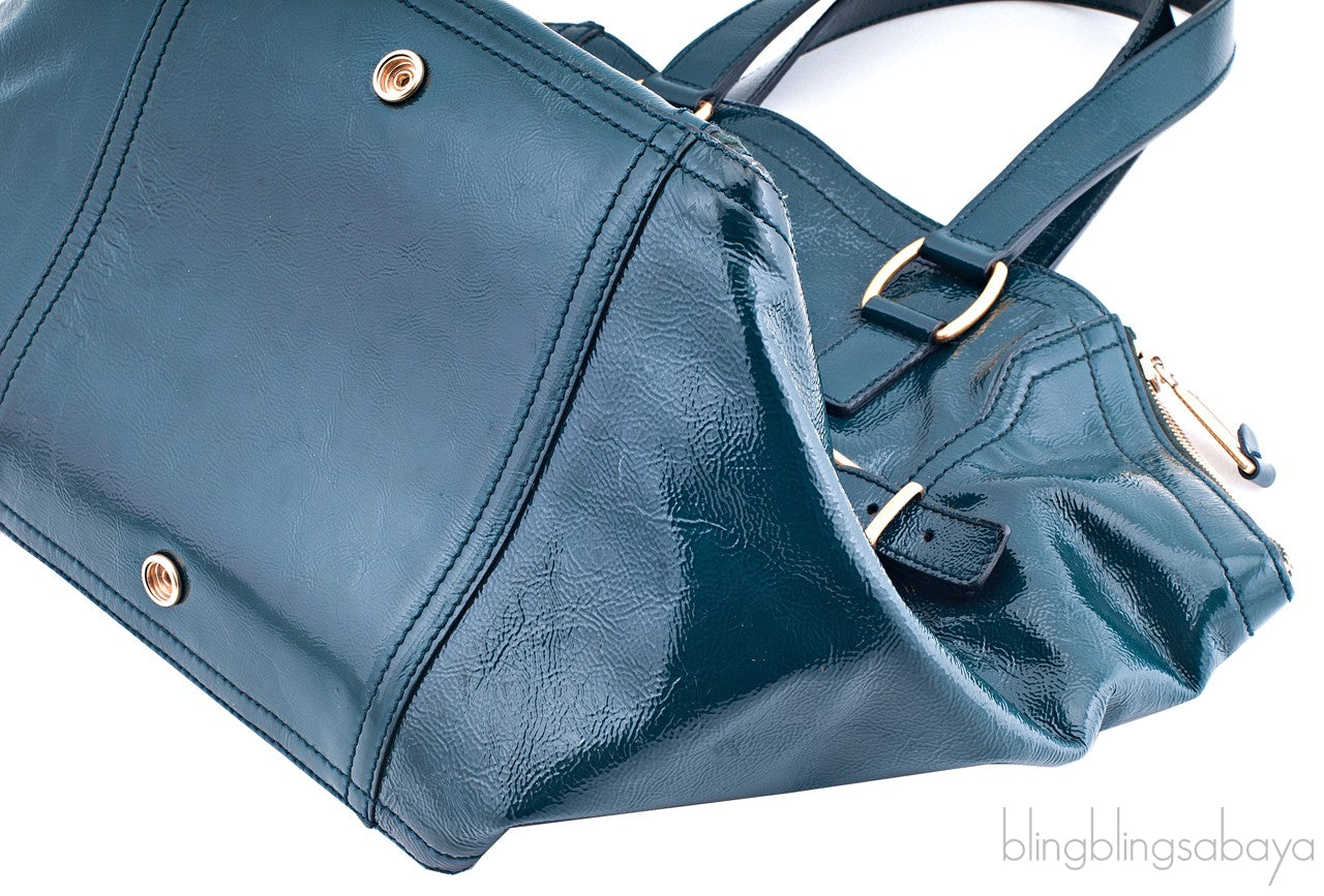 Downtown Patent Leather Tote
