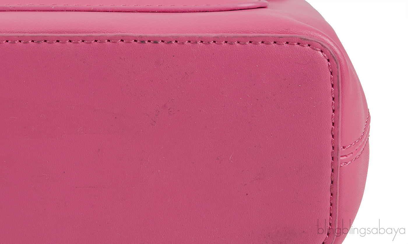 Pink Flap Shoulder Bag