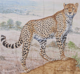 Acinonyx Jubatus wash scarf 140