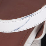 Loro Piana Bi-color Suede Peep Toe Slingback Sandals