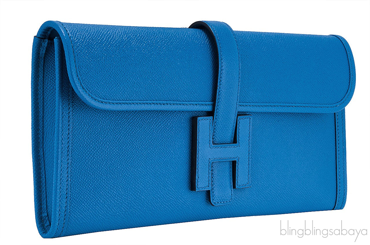 Jige Elan Clutch Blue Izmir