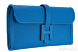 Jige Elan Clutch Blue Izmir