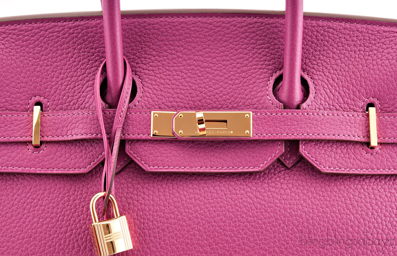Birkin 35 Tosca Taurillon Clem