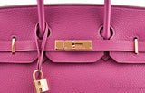 Birkin 35 Tosca Taurillon Clem