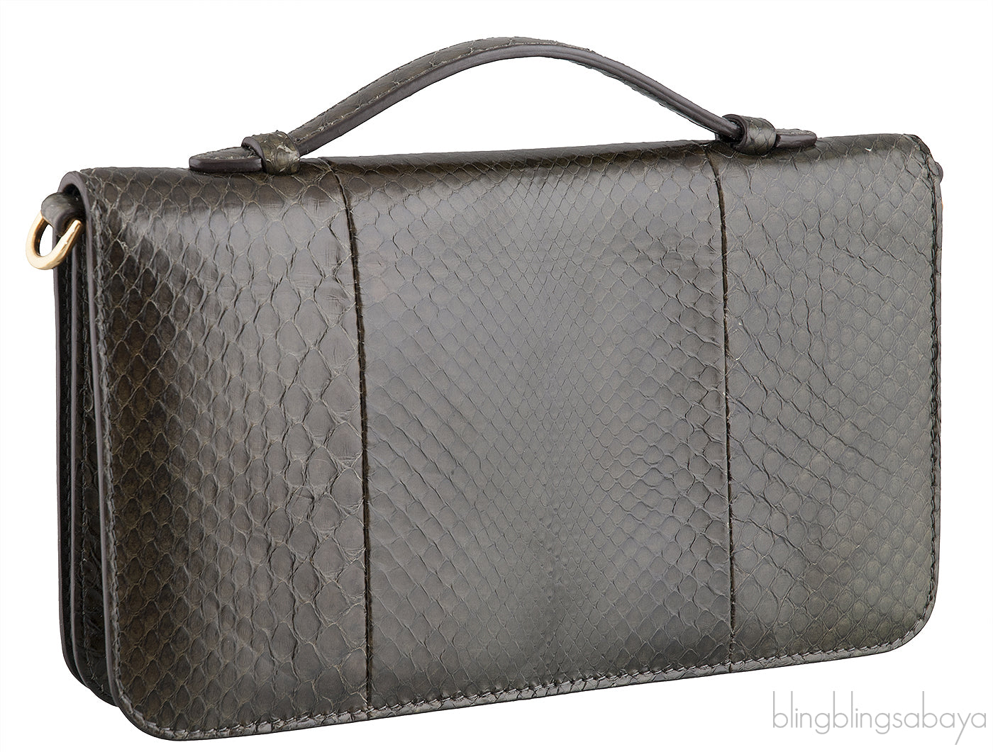 Dark Forest Python Handbag