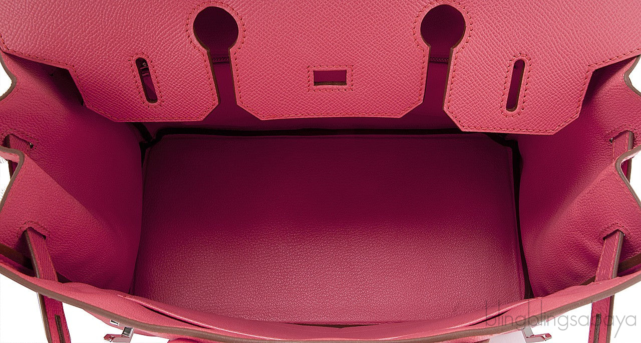 Birkin 30  Flamingo Epsom PHW