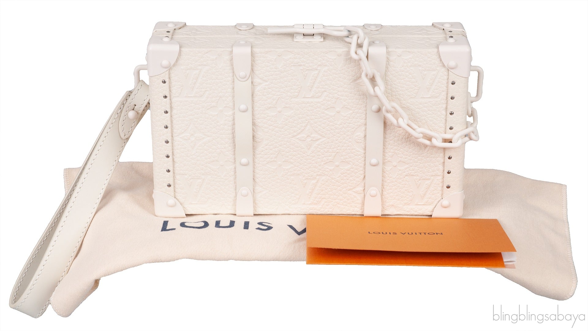 Monogram Powder White Wallet Trunk