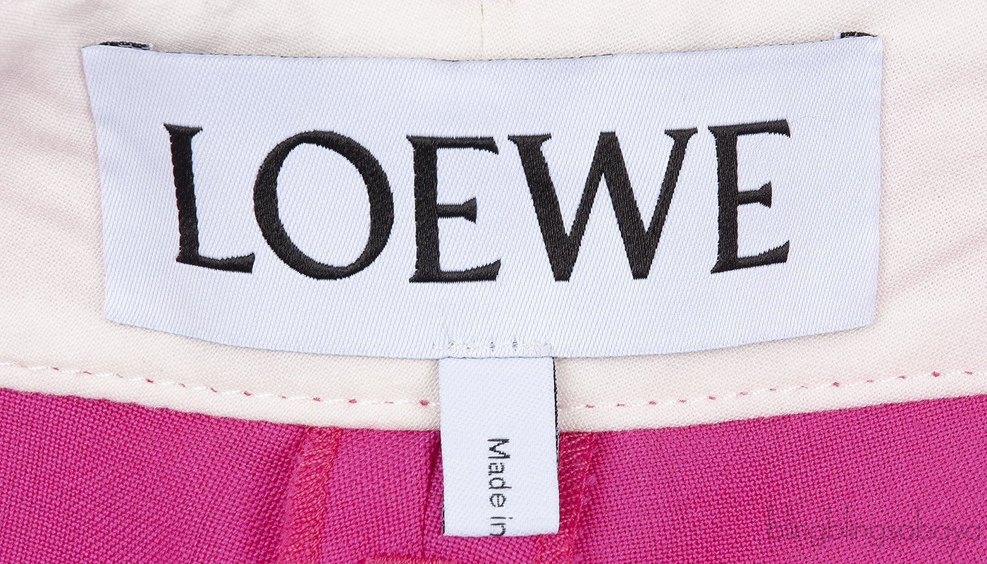 White Long Back Assymetric Shirt and Pink Wide Leg Trouser