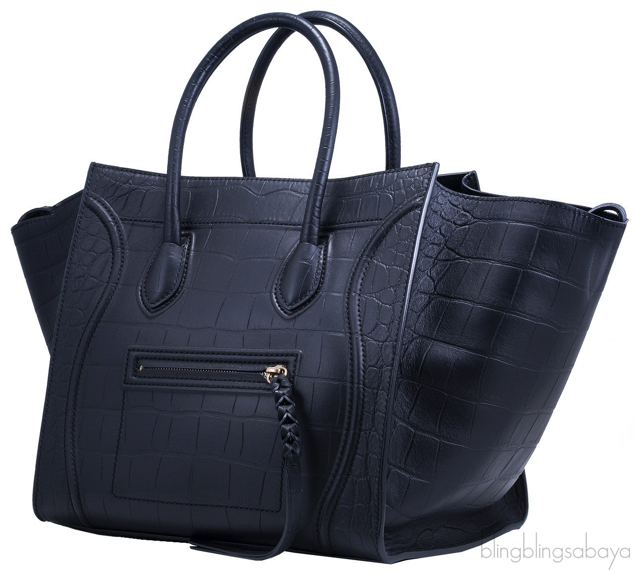 Phantom Black Croco Print