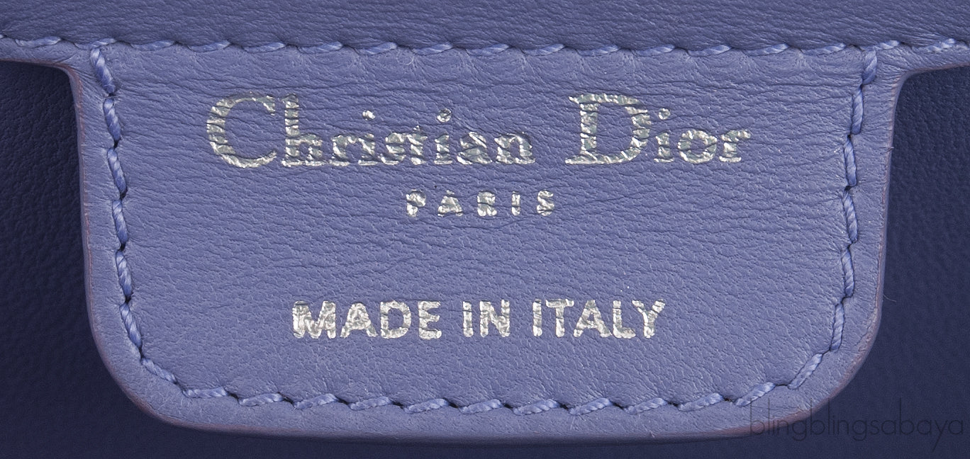 Christian Dior Mitzah Lilac  Crocodile Medium Tote