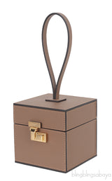 Mini Vanity Case Etoupe Clutch Bag