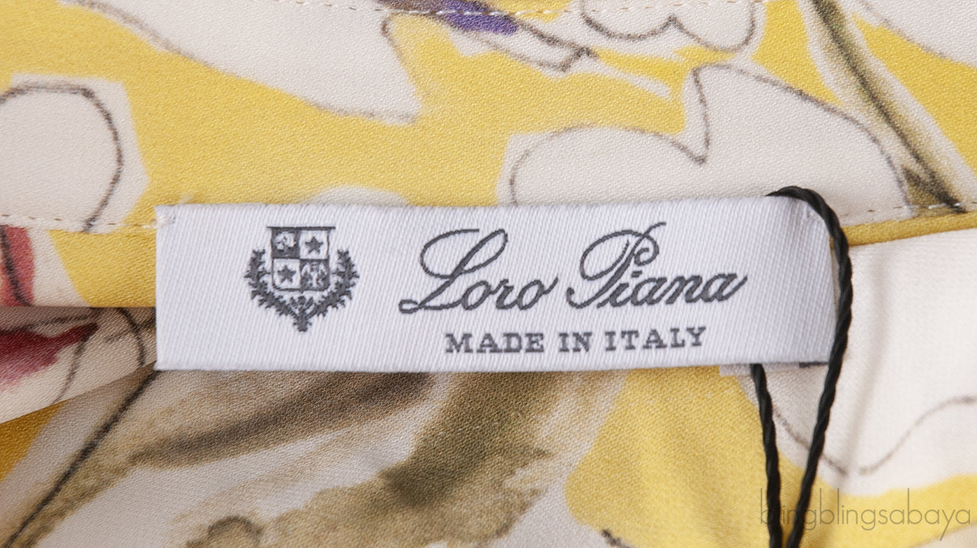 Yellow Floral Print Shirt