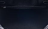 Birkin 30 Black Box Beige Stitching