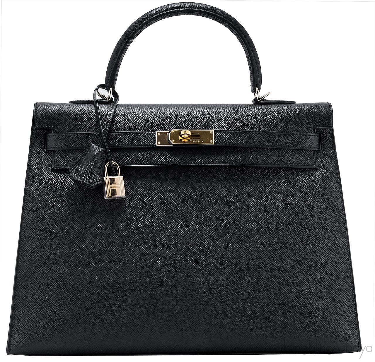 Kelly 35 Black Sellier Epsom GHW