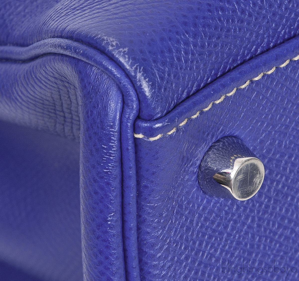 Kelly 35 Blue Iris Epsom Retourne PHW
